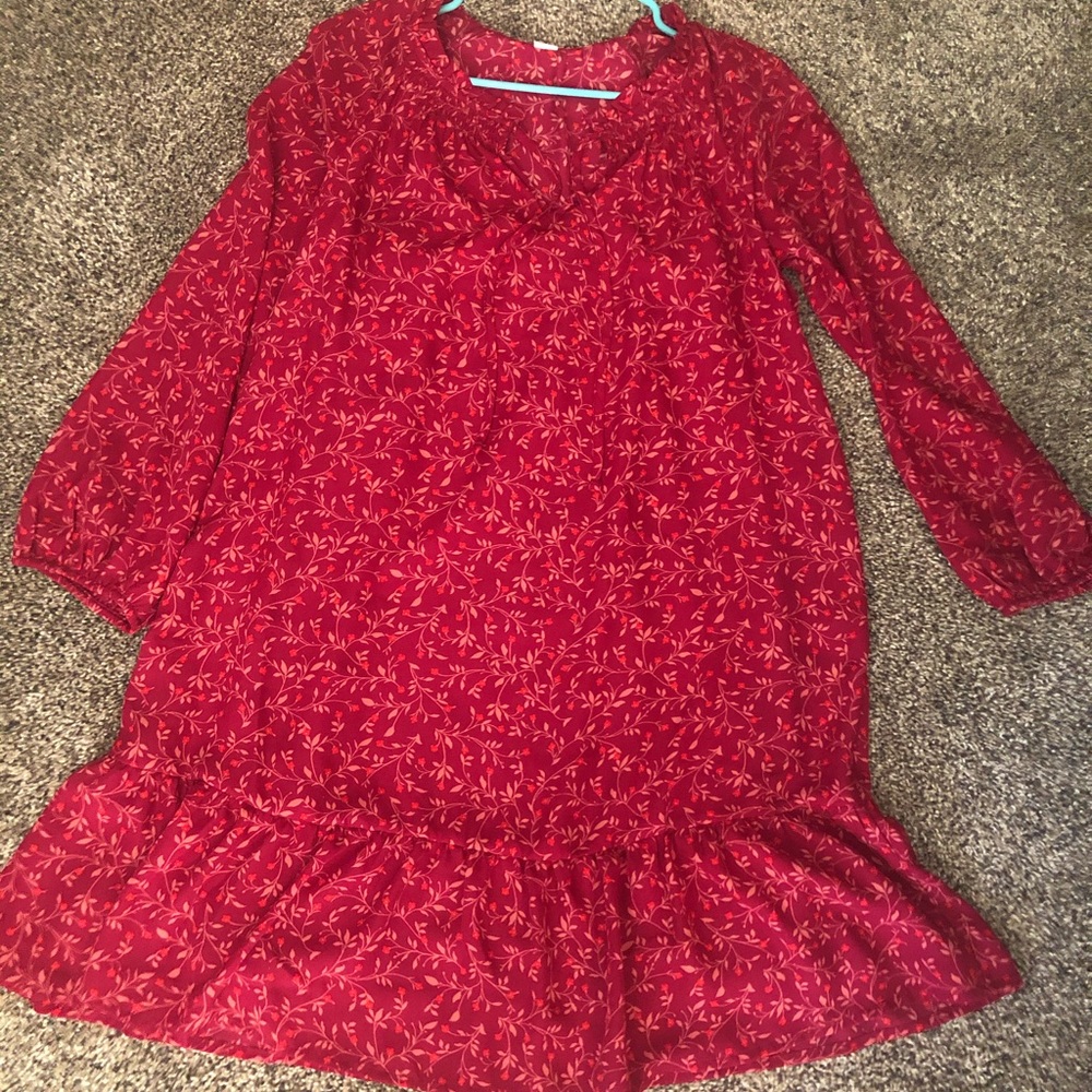 Floral print spring dress